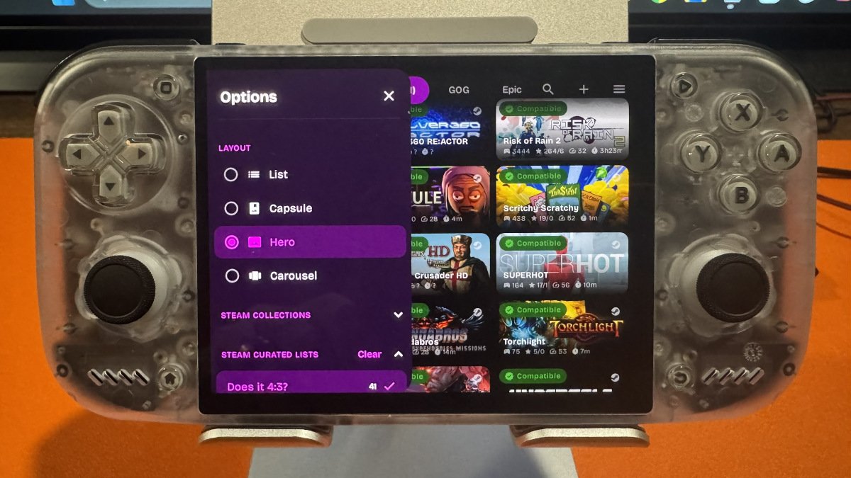 GameNative 1.2.0 Adds Retroid Pocket Nova 4:3 Steam Filter